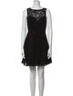 Alice + Olivia Lace Pattern Mini Dress