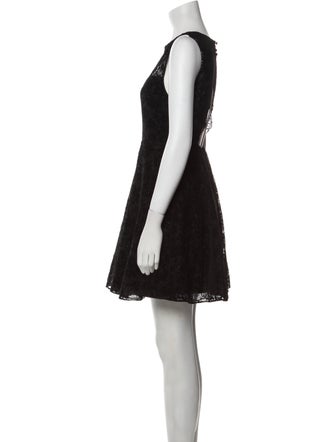 Alice + Olivia Lace Pattern Mini Dress
