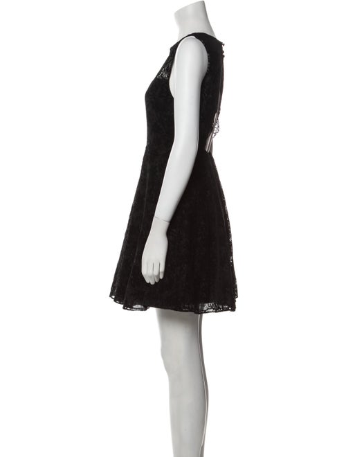 Alice + Olivia Lace Pattern Mini Dress