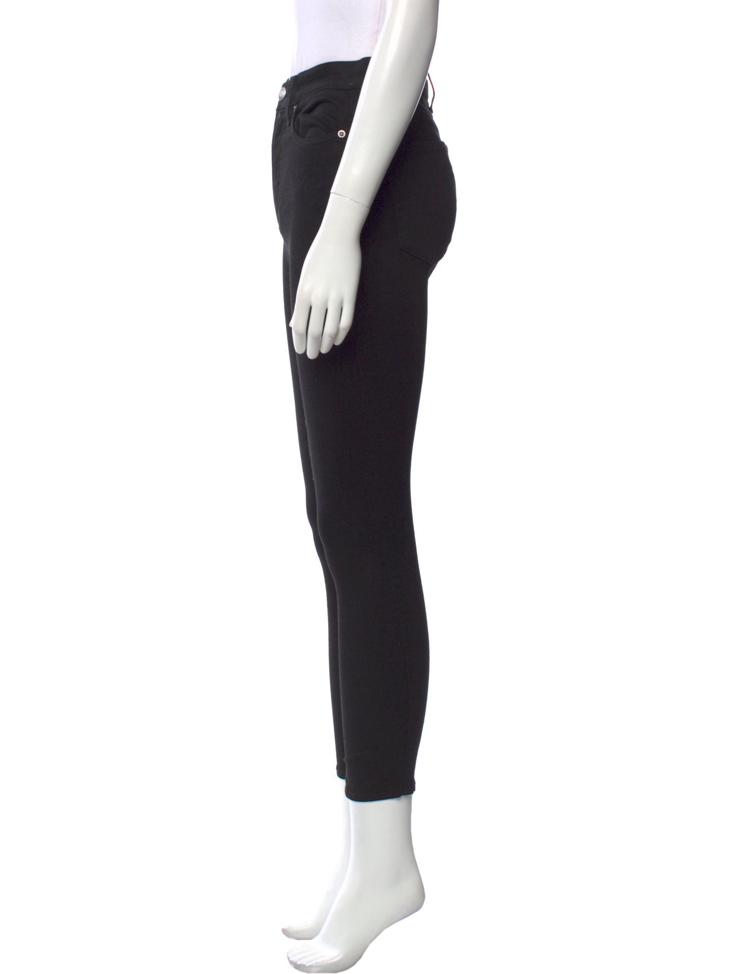 Alice + Olivia Mid-Rise Skinny Leg Jeans