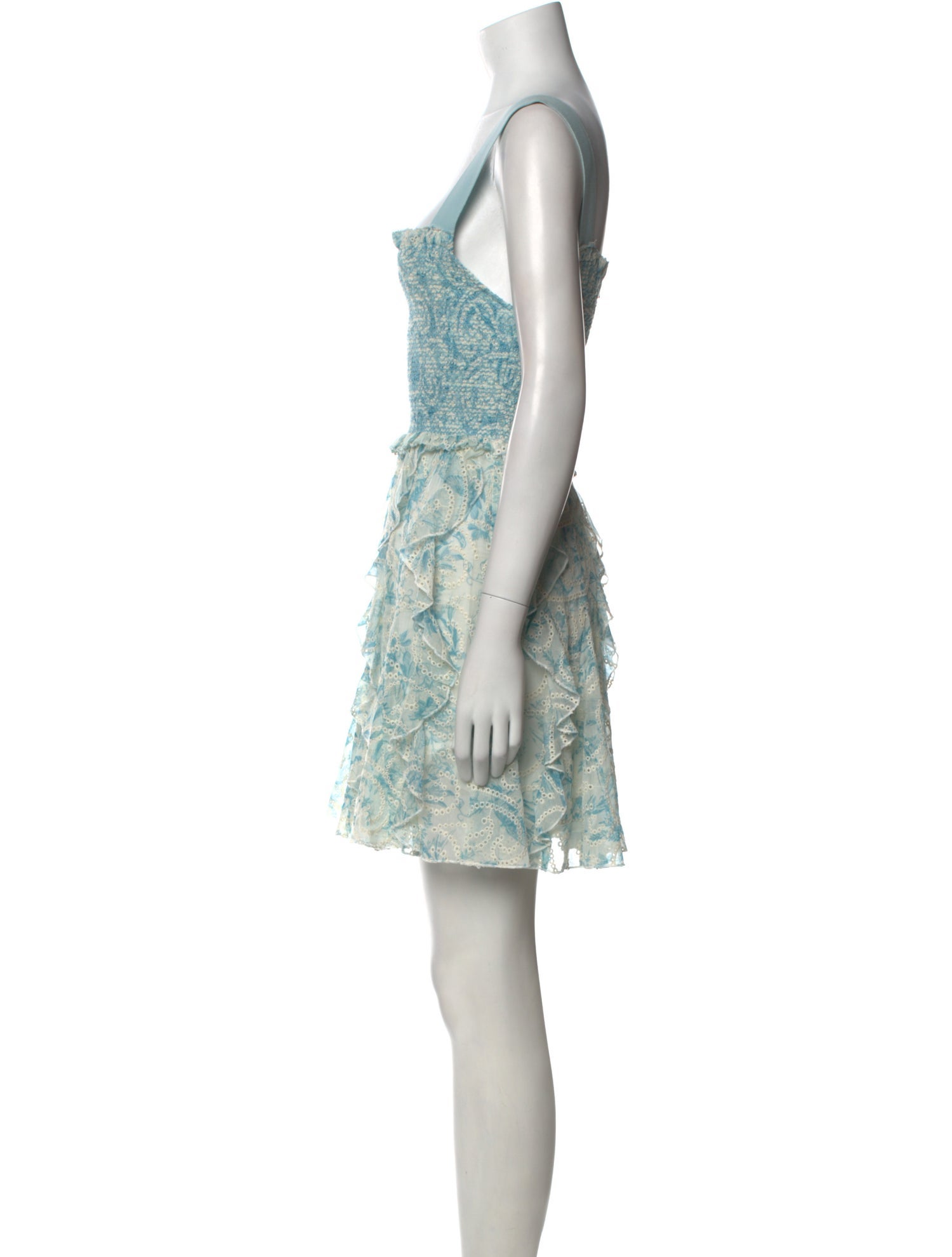 Alice + Olivia Tie-Dye Print Mini Dress