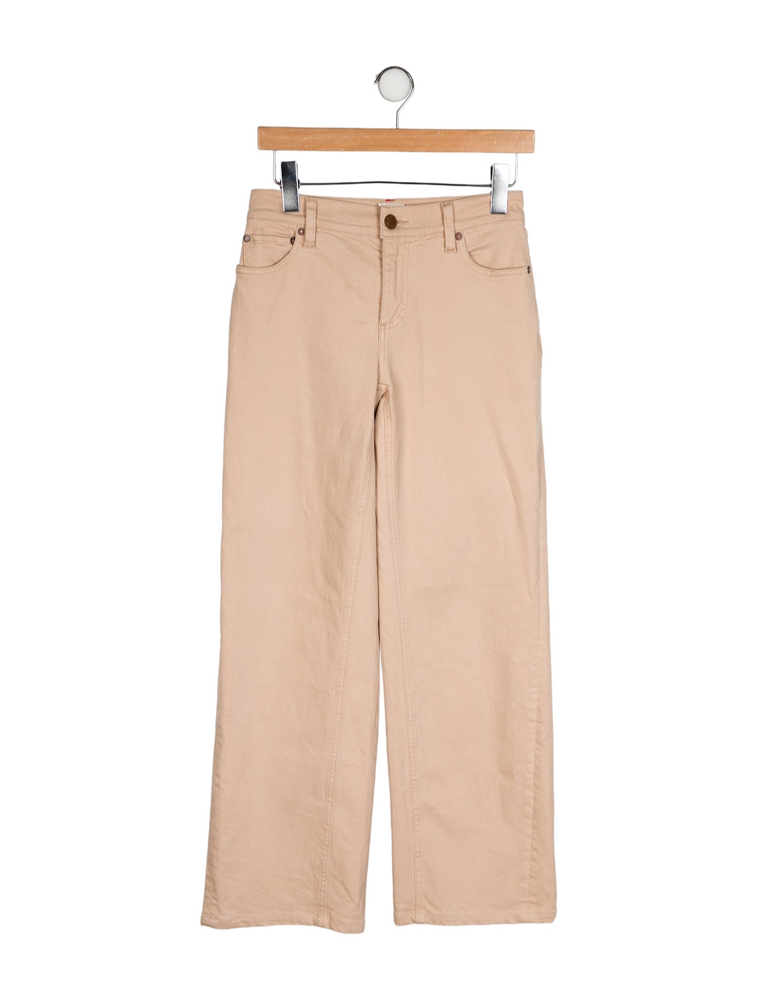 Alice + Olivia Mid-Rise Wide Leg Jeans