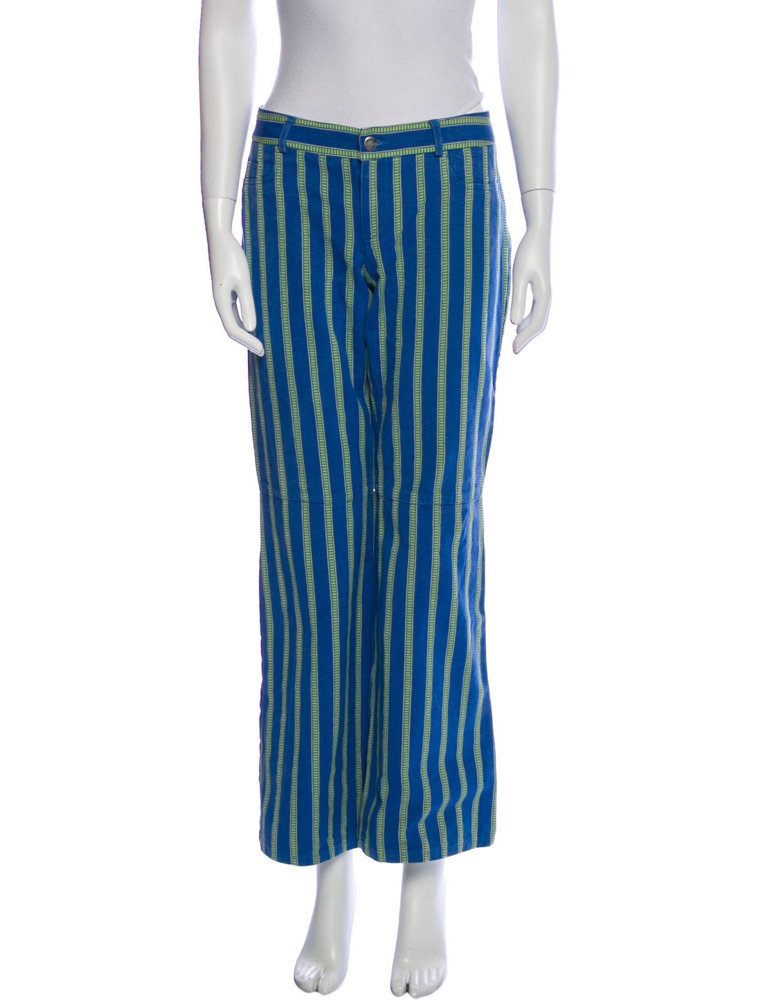 Alice + Olivia Striped Wide Leg Pants