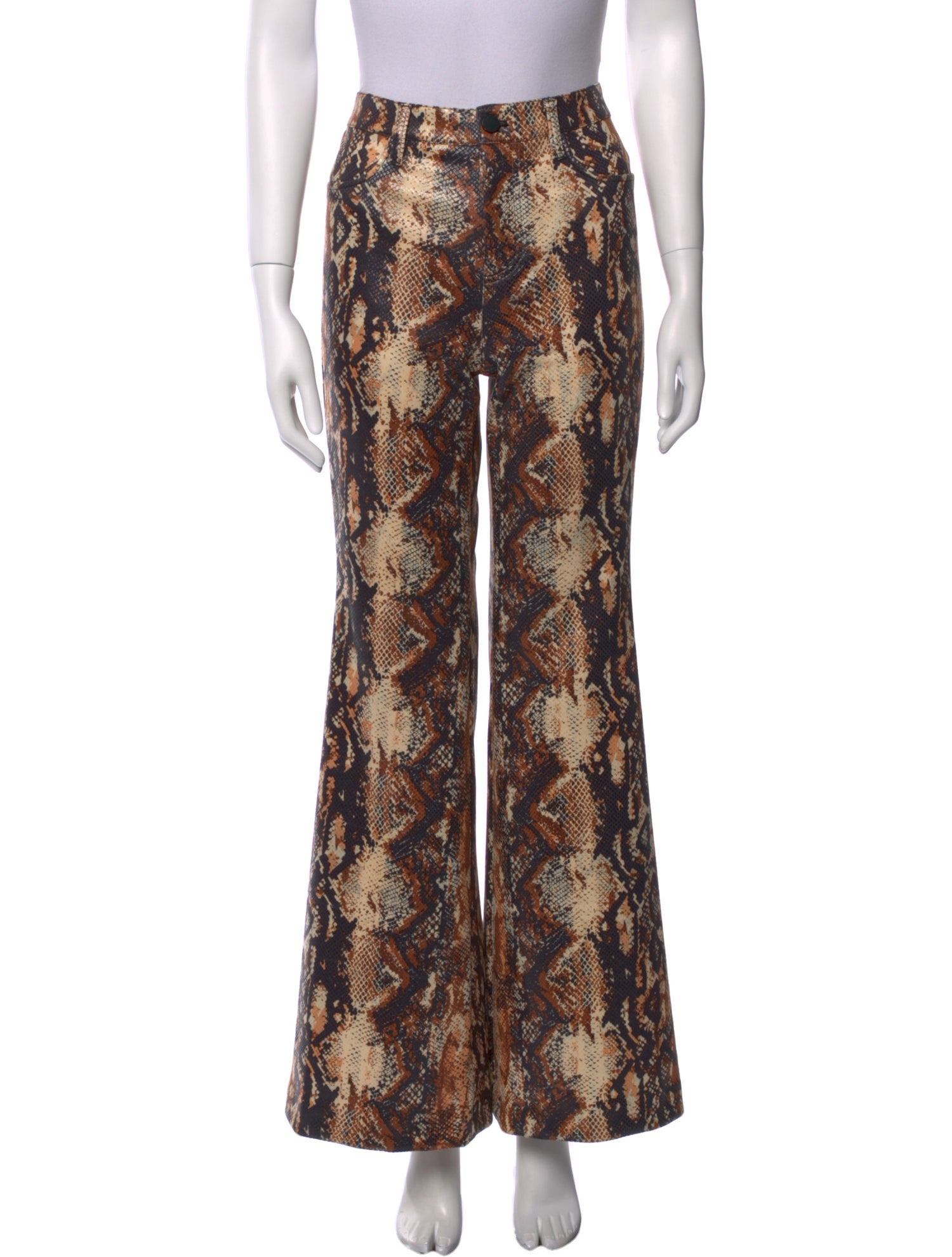 Alice + Olivia Animal Print Wide Leg Pants w/ Tags