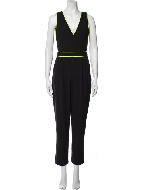 Alice + Olivia Plunge Neckline Jumpsuit
