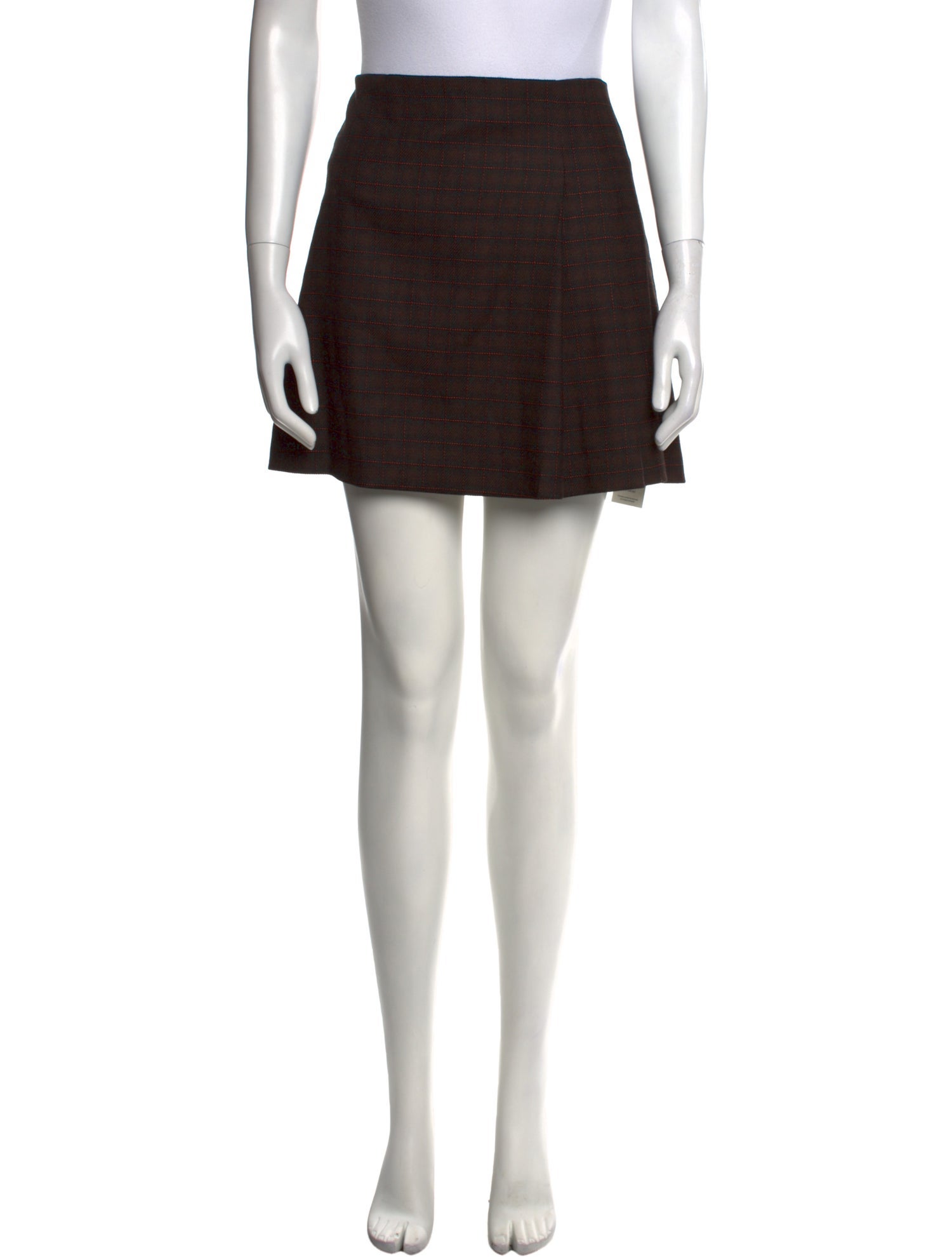 Alice + Olivia Pleated Accents Mini Skirt w/ Tags