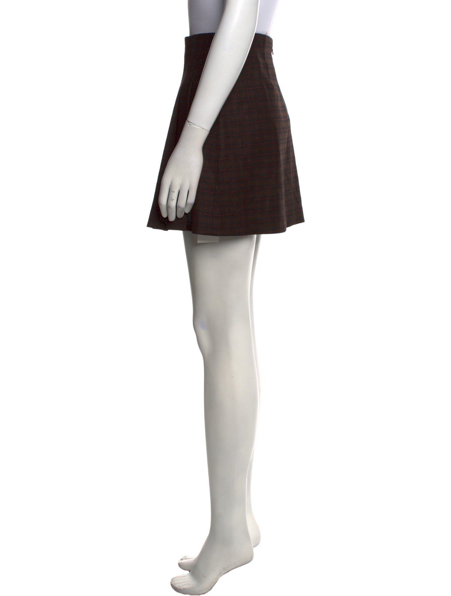 Alice + Olivia Pleated Accents Mini Skirt w/ Tags