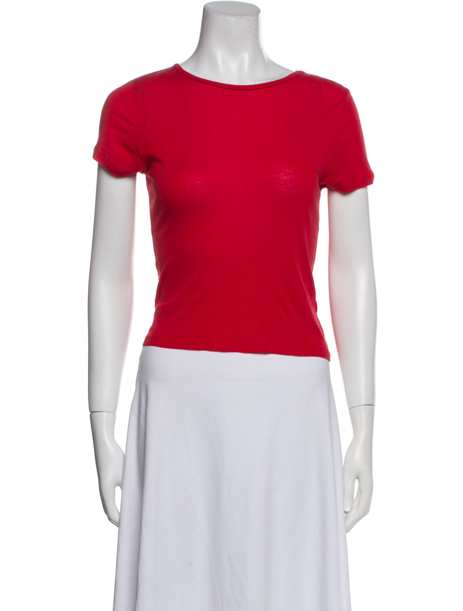 Alice + Olivia Scoop Neck Short Sleeve T-Shirt