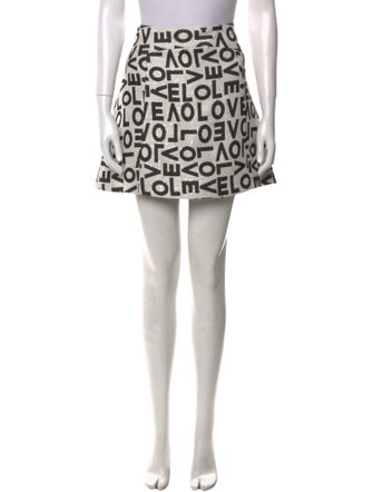Alice + Olivia Printed Mini Skirt