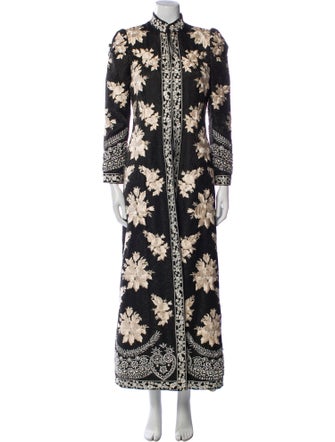 Alice + Olivia Patterned Trench Coat