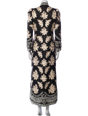 Alice + Olivia Patterned Trench Coat