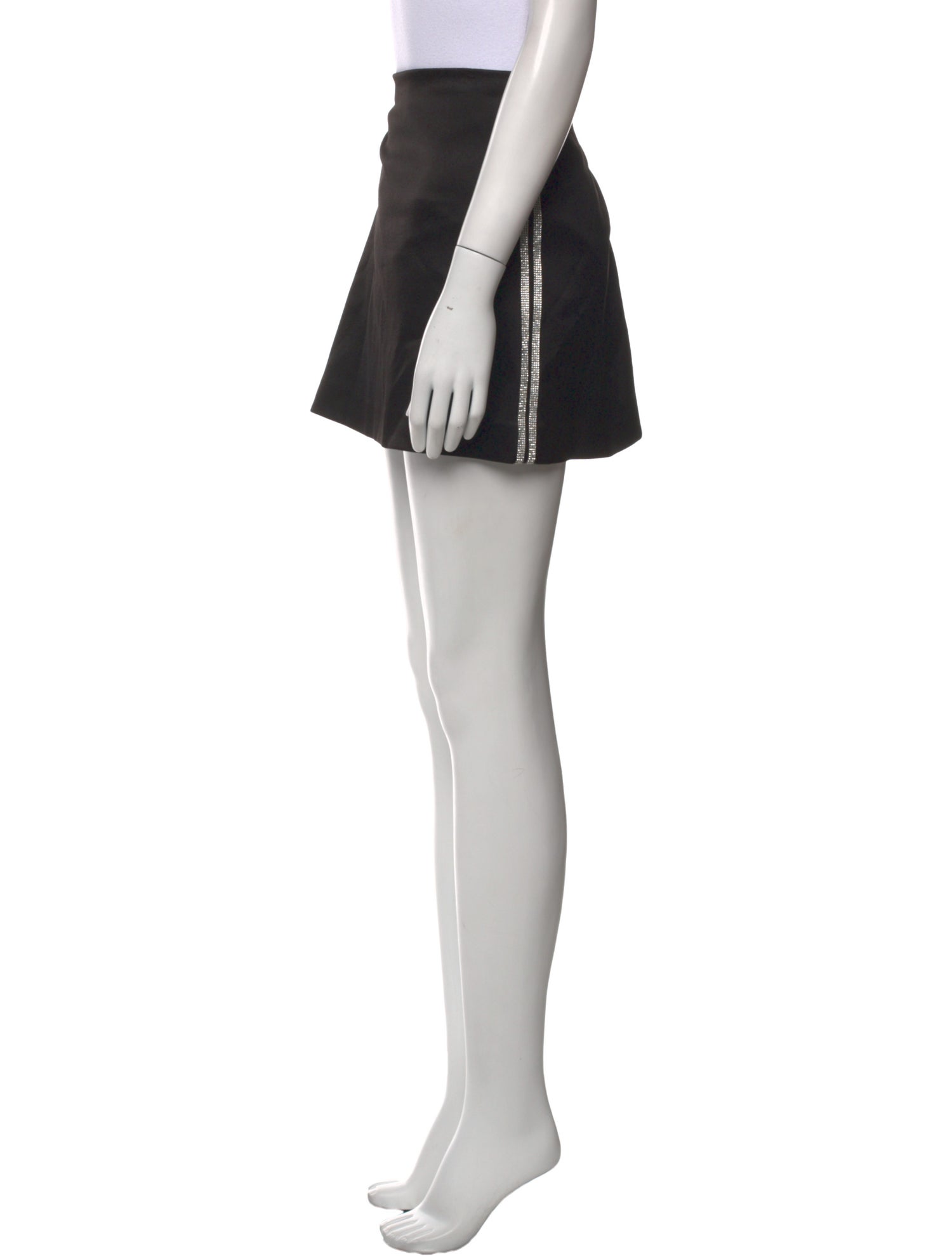 Alice + Olivia Crystal Embellishments Mini Skirt