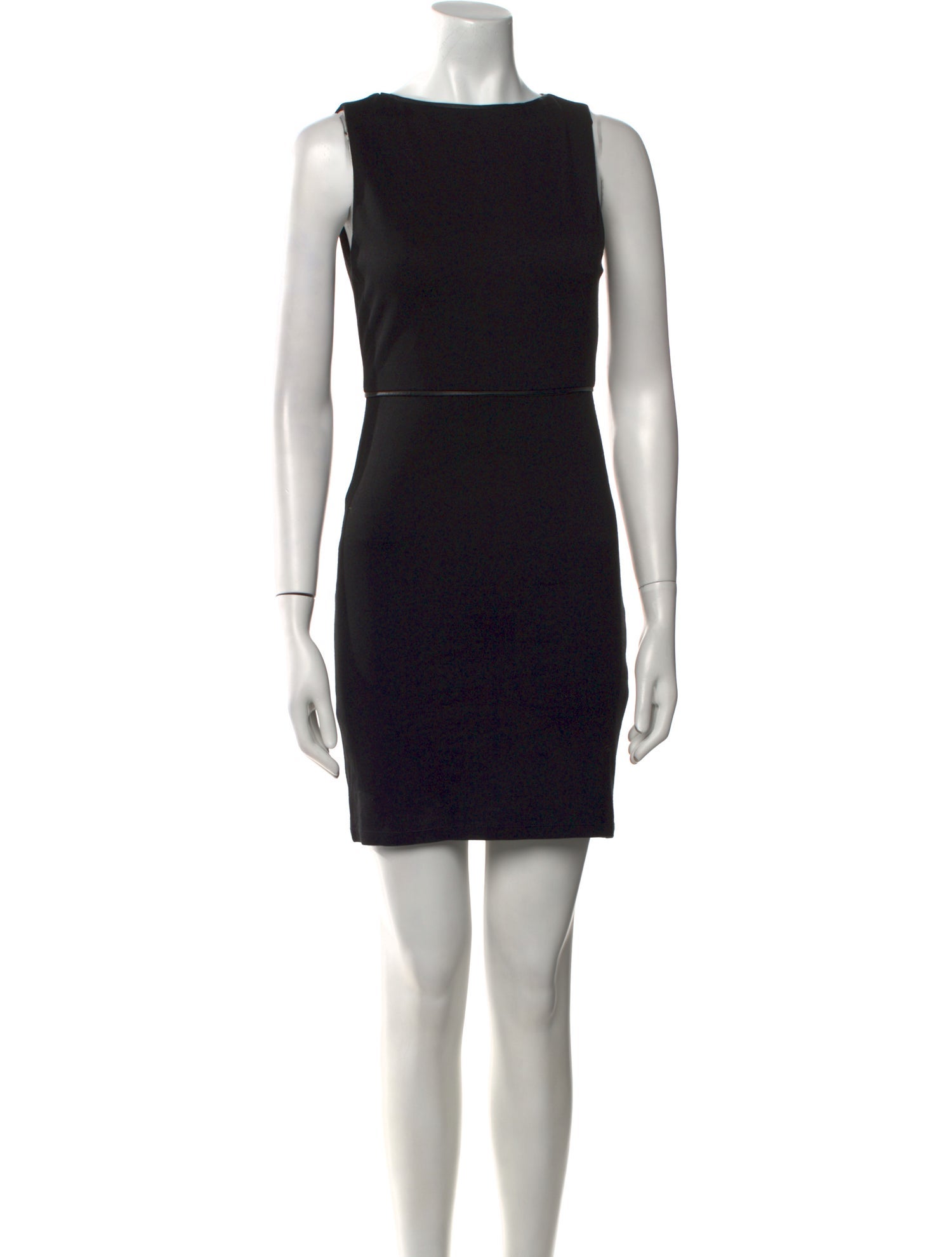 Alice + Olivia Bateau Neckline Mini Dress