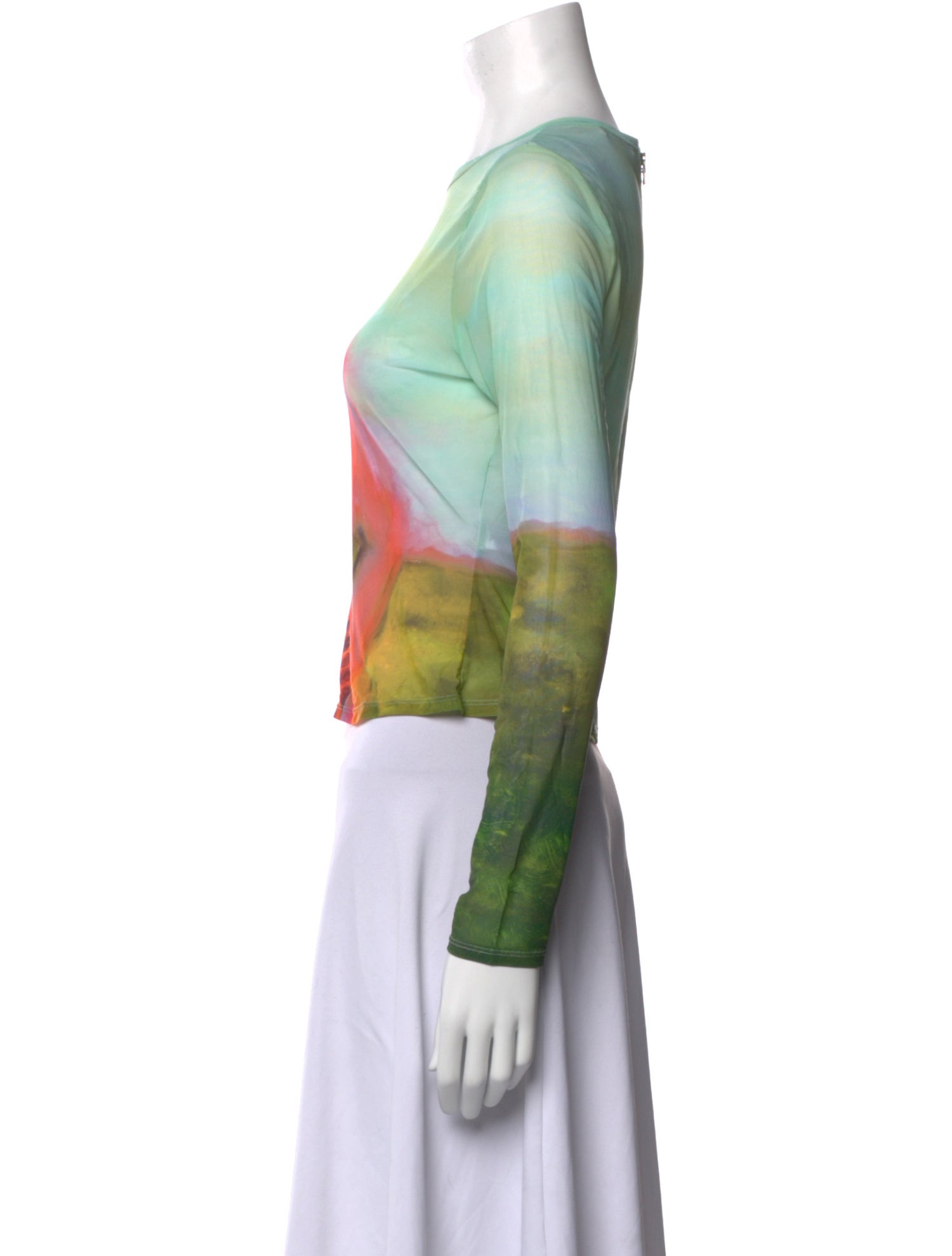 Alice + Olivia Graphic Print Scoop Neck T-Shirt