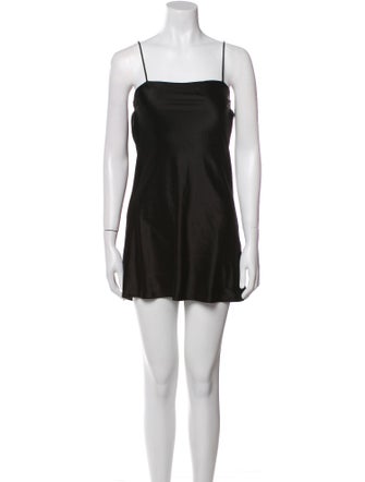Alice + Olivia Square Neckline Mini Dress