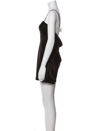 Alice + Olivia Square Neckline Mini Dress