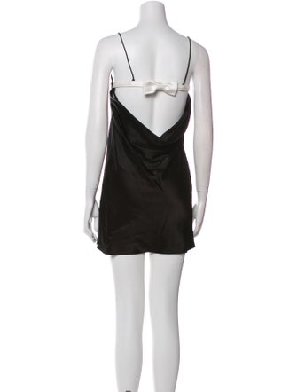 Alice + Olivia Square Neckline Mini Dress