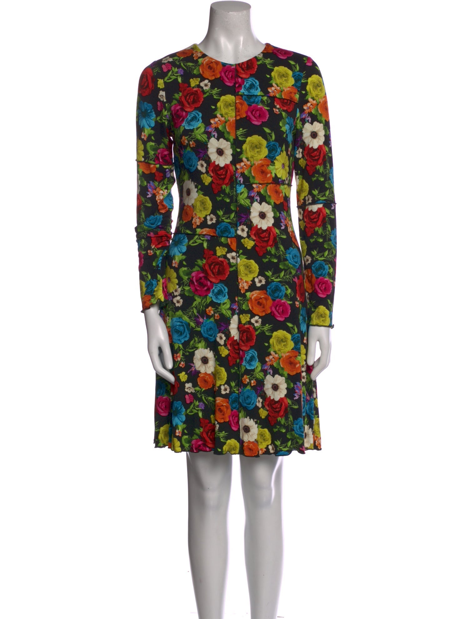 Alice + Olivia Floral Print Mini Dress