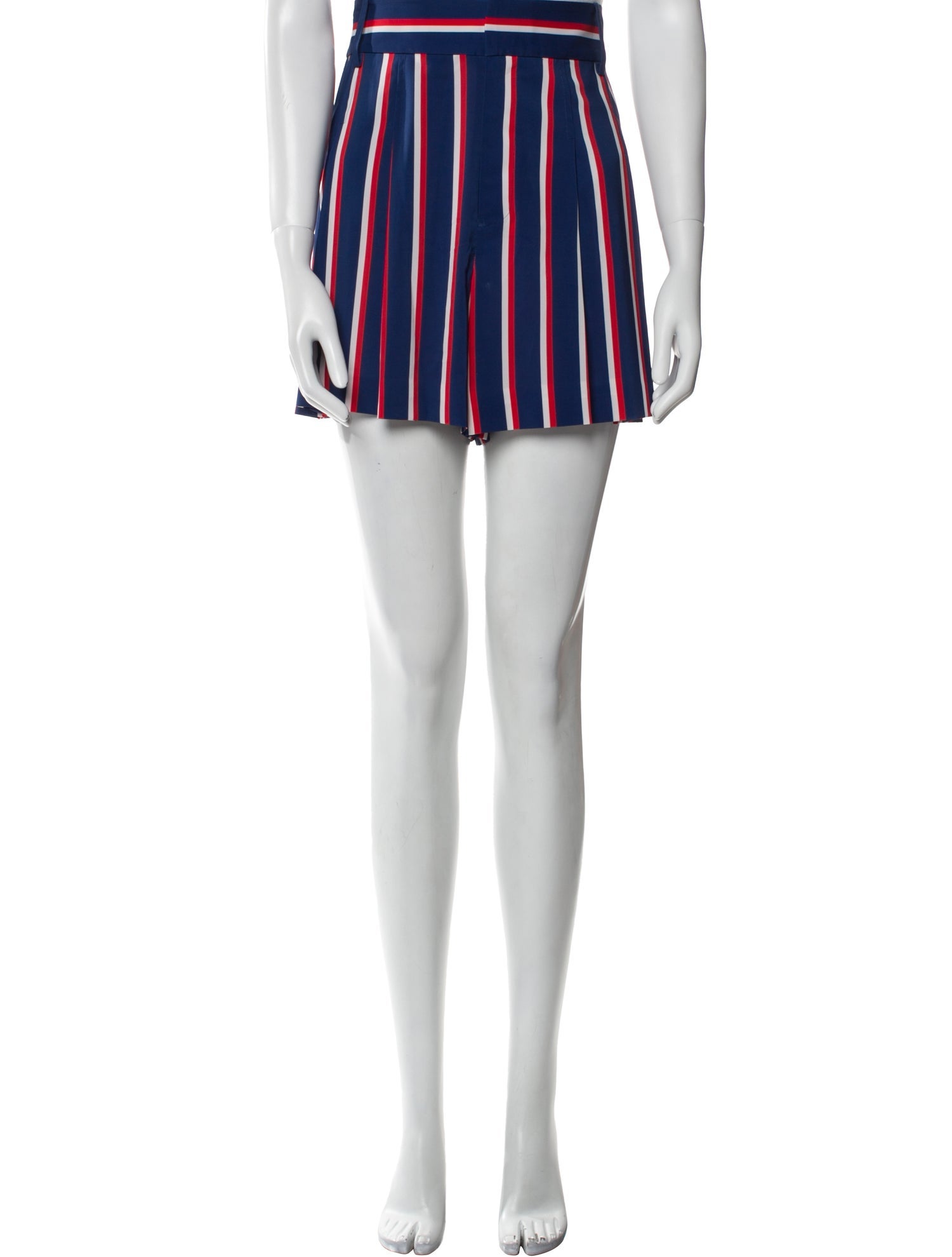 Alice + Olivia Striped Mini Shorts