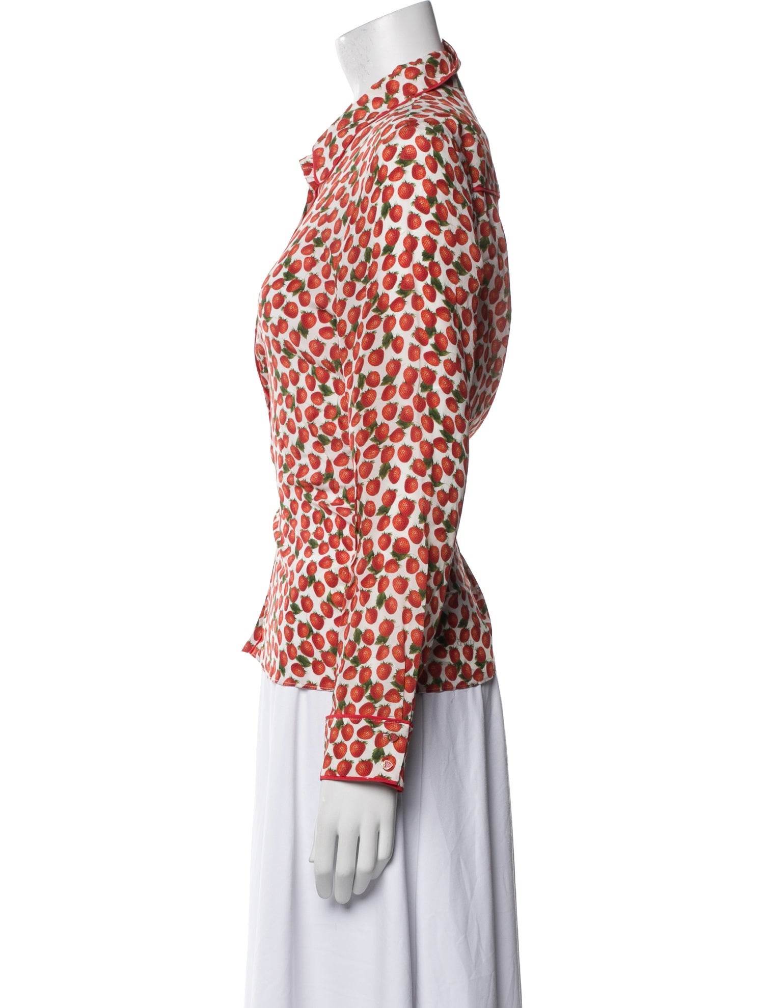 Alice + Olivia Silk Printed Top