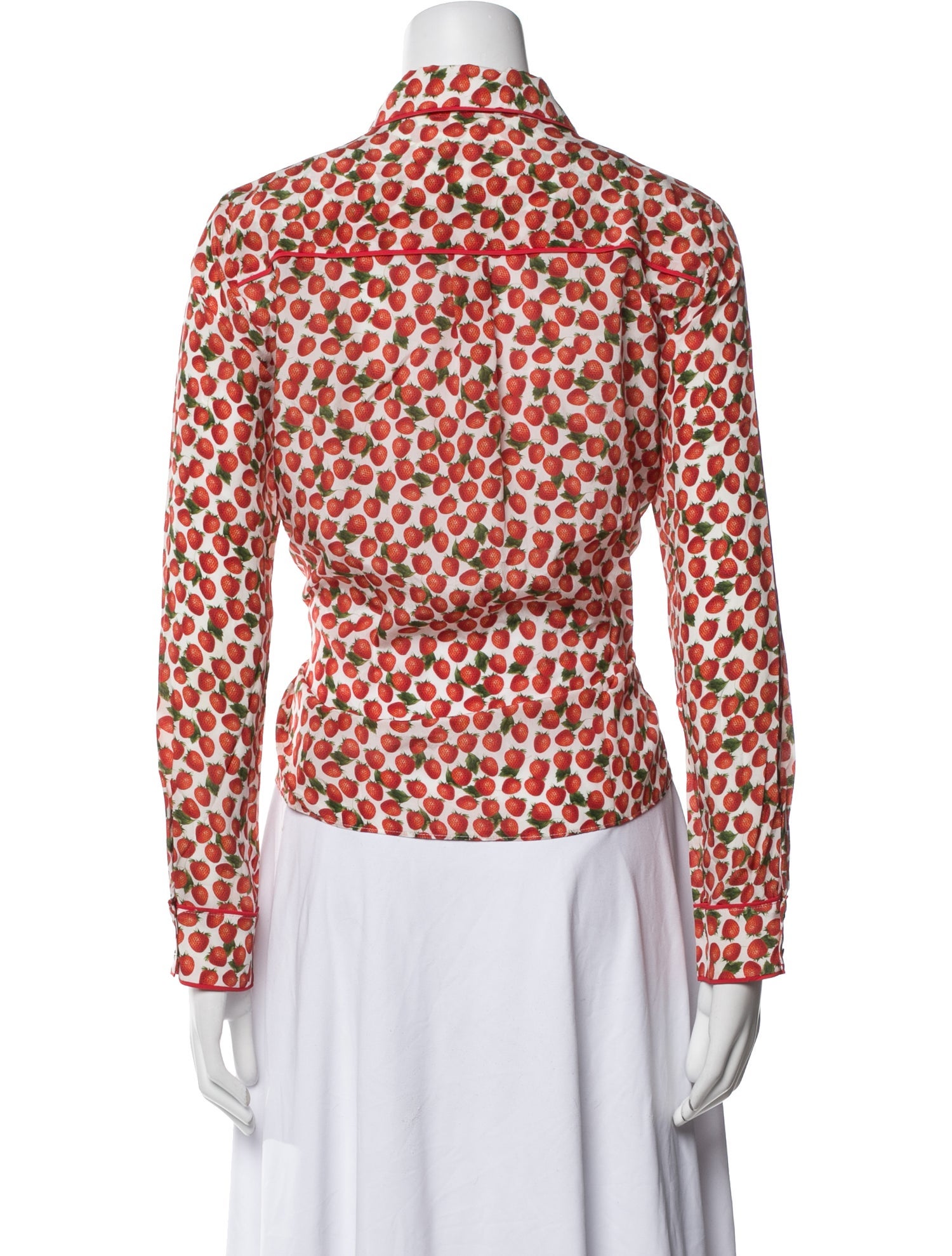 Alice + Olivia Silk Printed Top