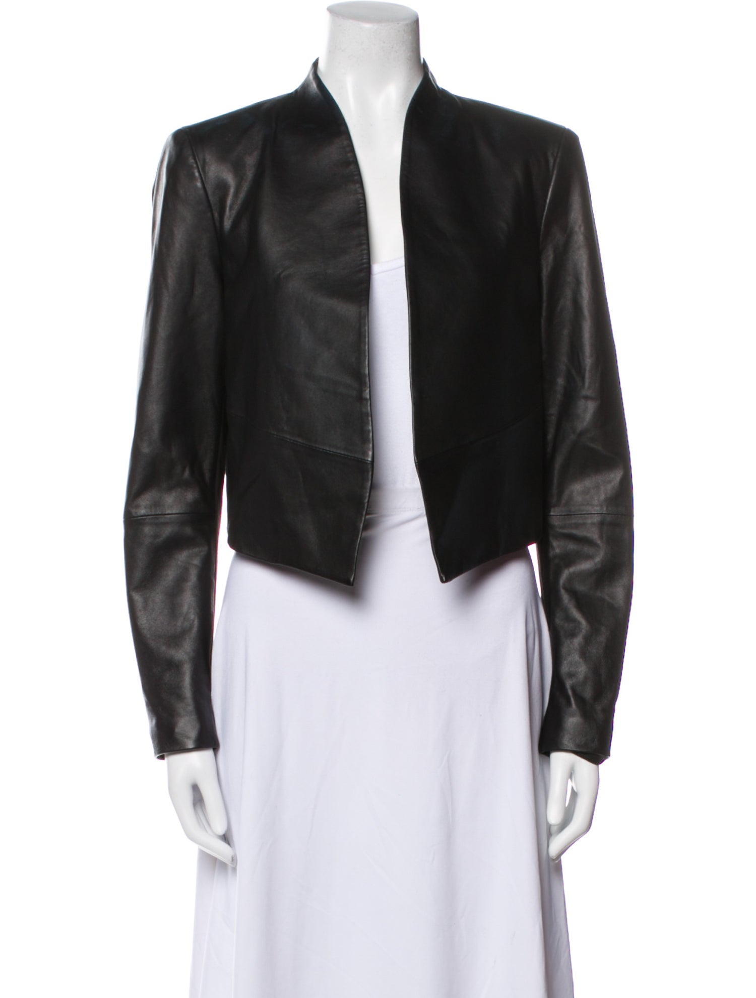 Alice + Olivia Leather Evening Jacket