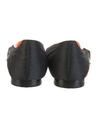 Alice + Olivia Patent Leather Colorblock Pattern Ballet Flats