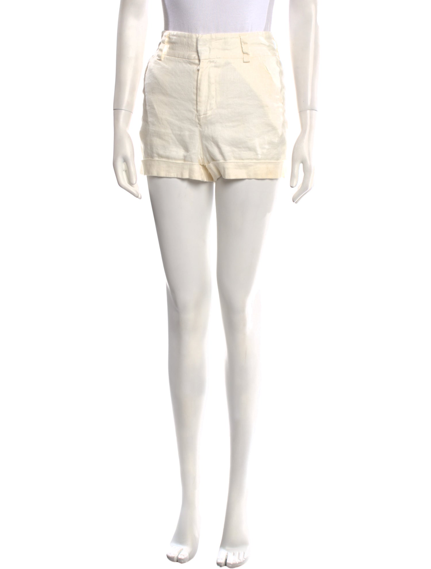 Alice + Olivia Linen Mini Shorts