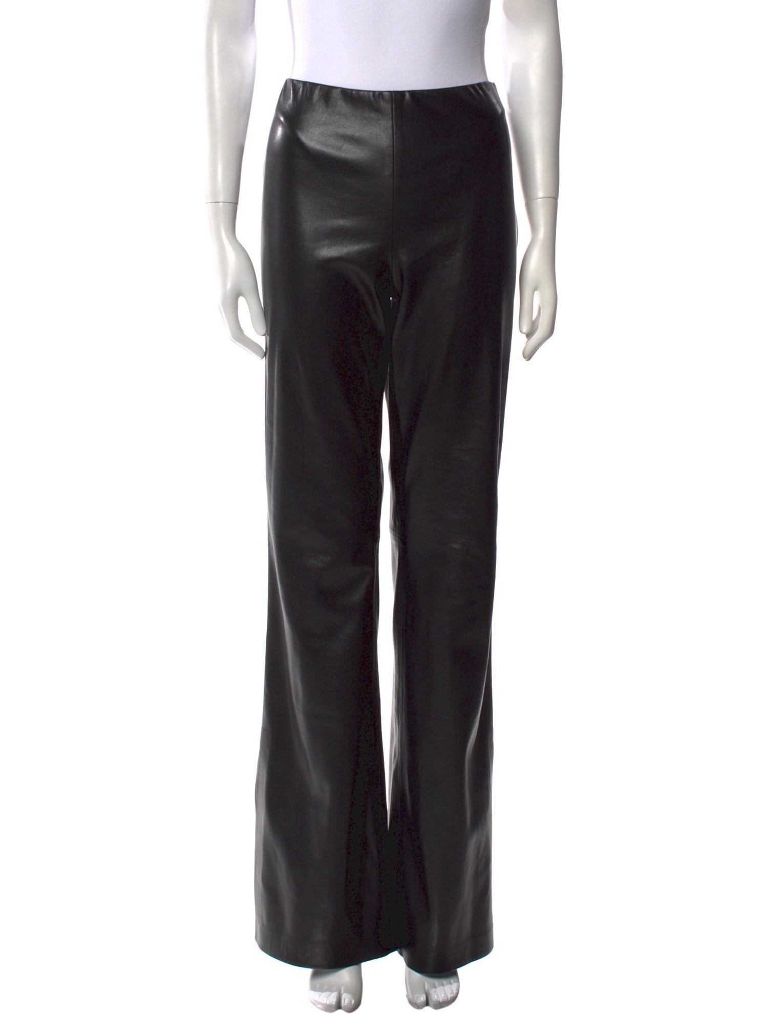 Alice + Olivia Faux Leather Wide Leg Pants