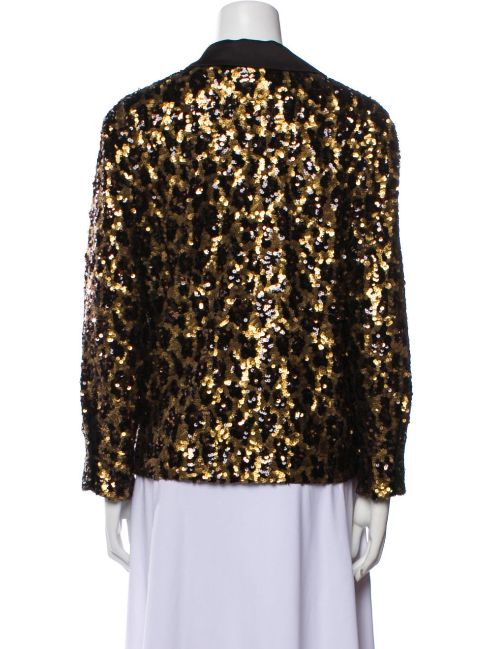 Alice + Olivia Jacket Patterned Sequin Embellishm… - image 3