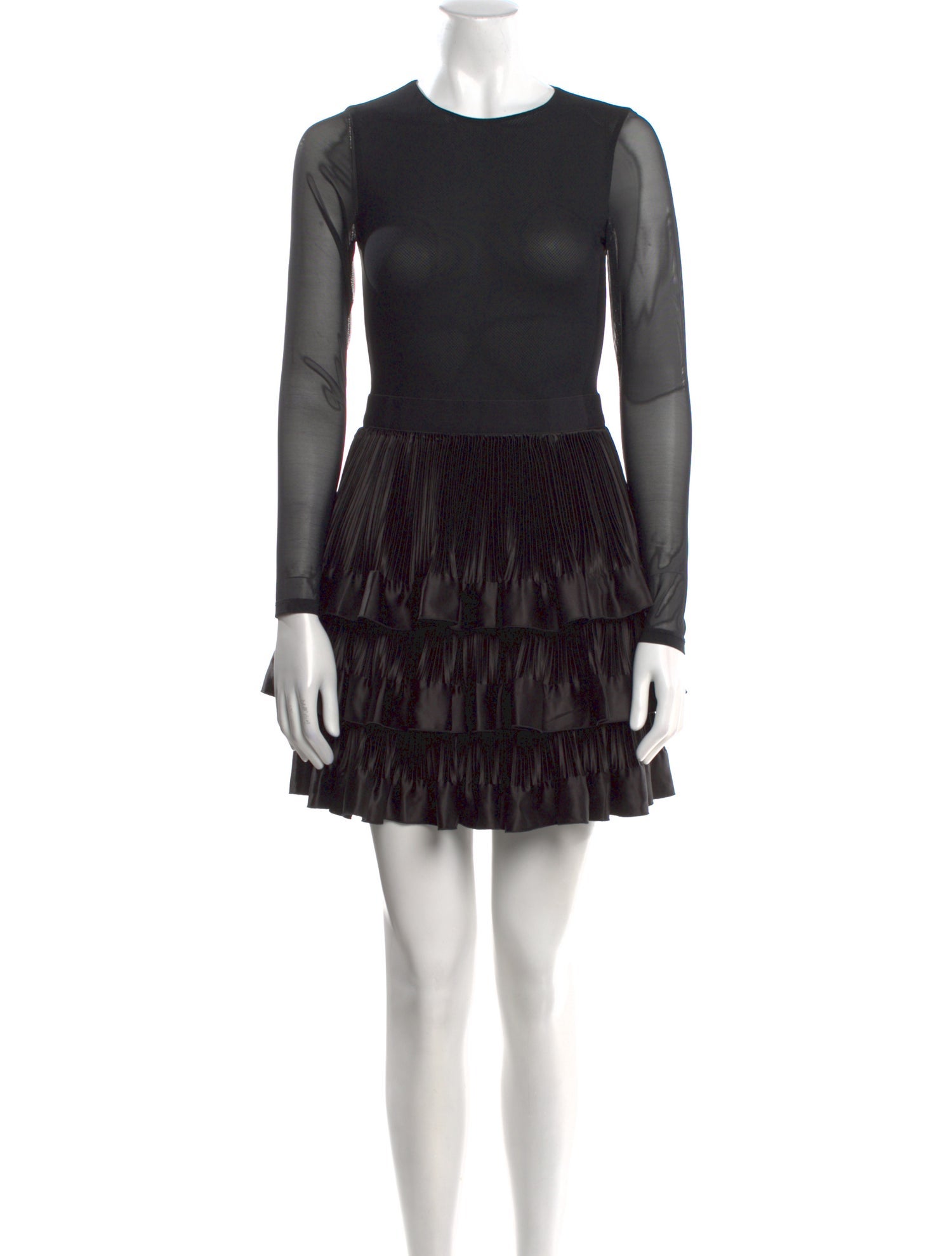 Alice + Olivia Crew Neck Mini Dress