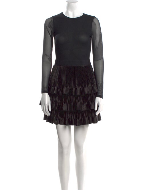 Alice + Olivia Crew Neck Mini Dress