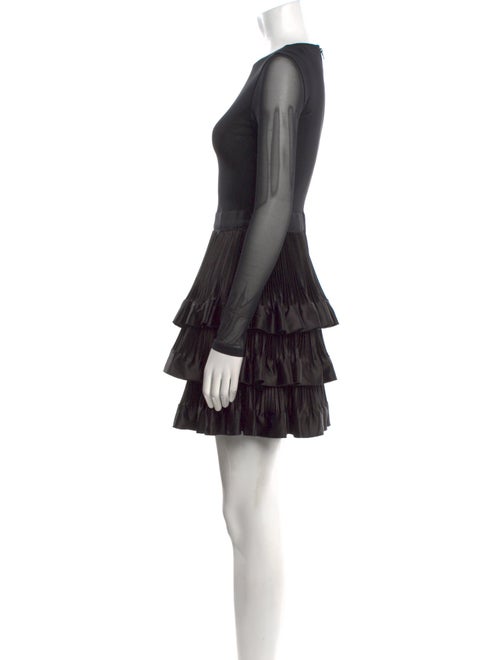 Alice + Olivia Crew Neck Mini Dress