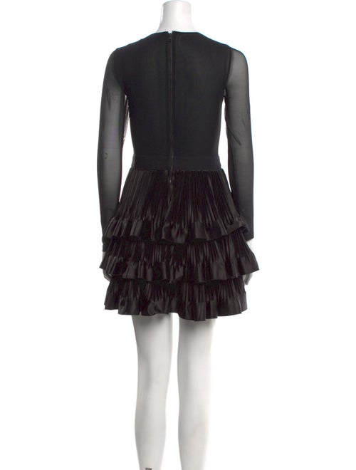 Alice + Olivia Crew Neck Mini Dress