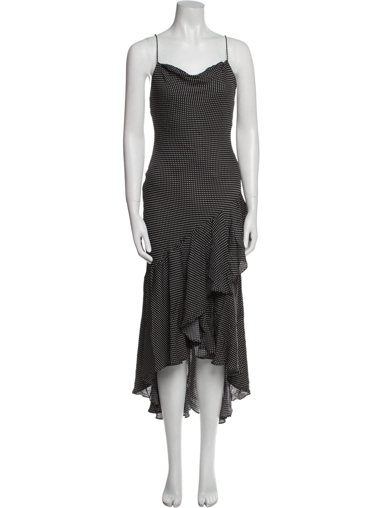 Alice + Olivia Plaid Print Long Dress