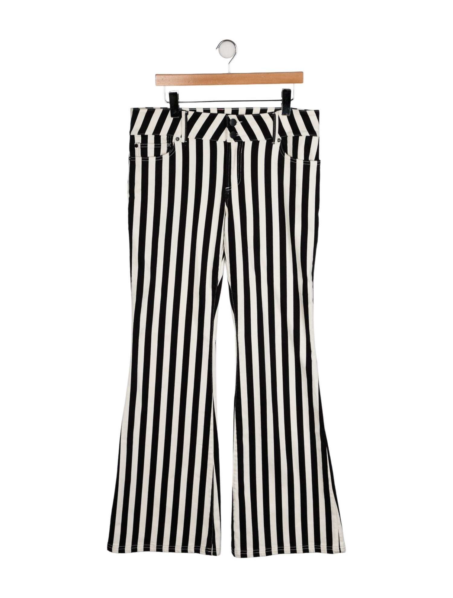 Alice + Olivia Striped Wide Leg Pants