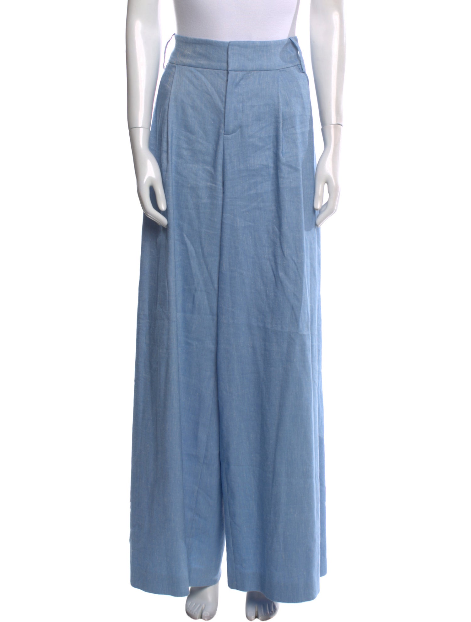 Alice + Olivia Linen Wide Leg Pants