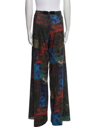 Alice + Olivia Printed Wide Leg Pants