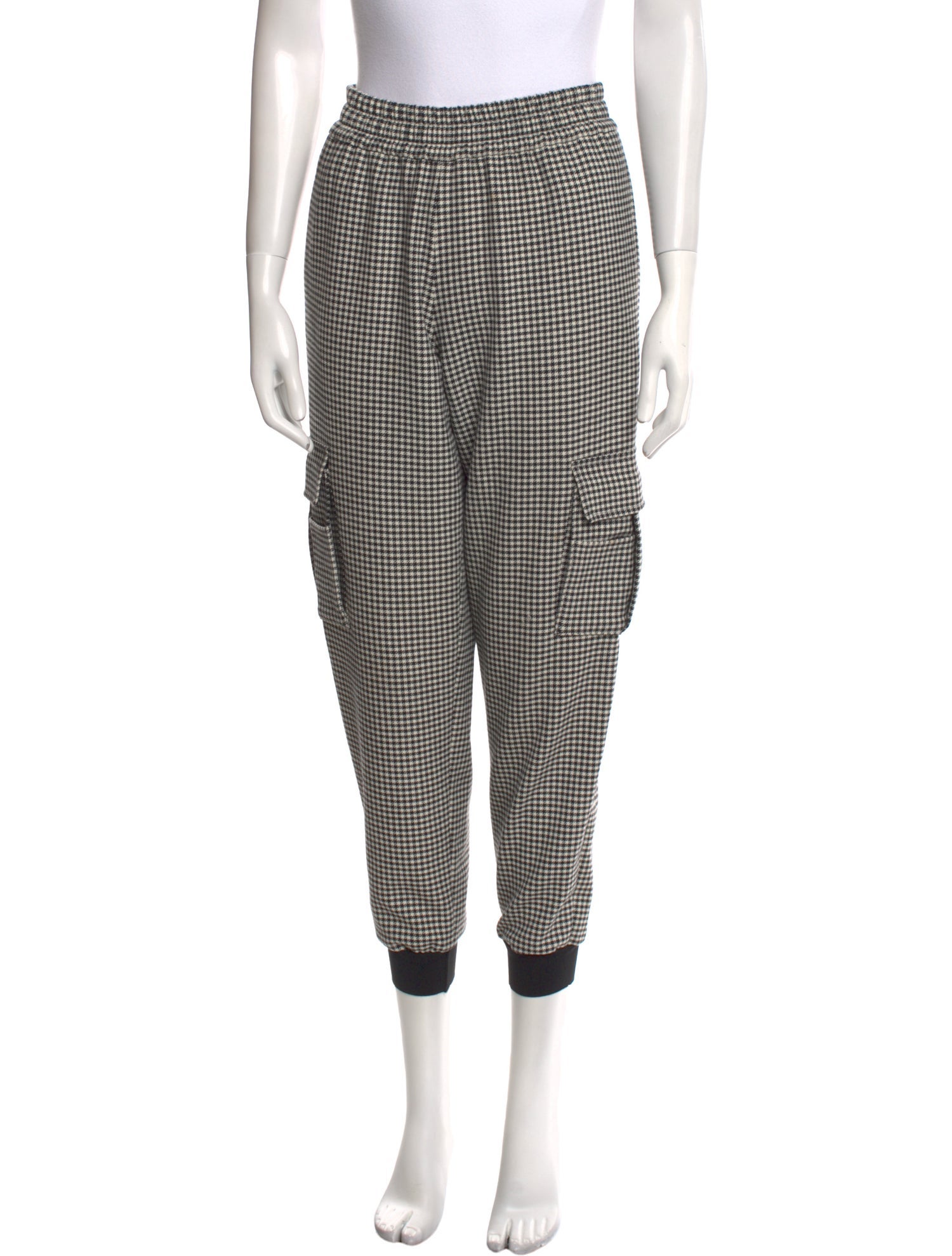 Alice + Olivia Plaid Print Skinny Leg Pants