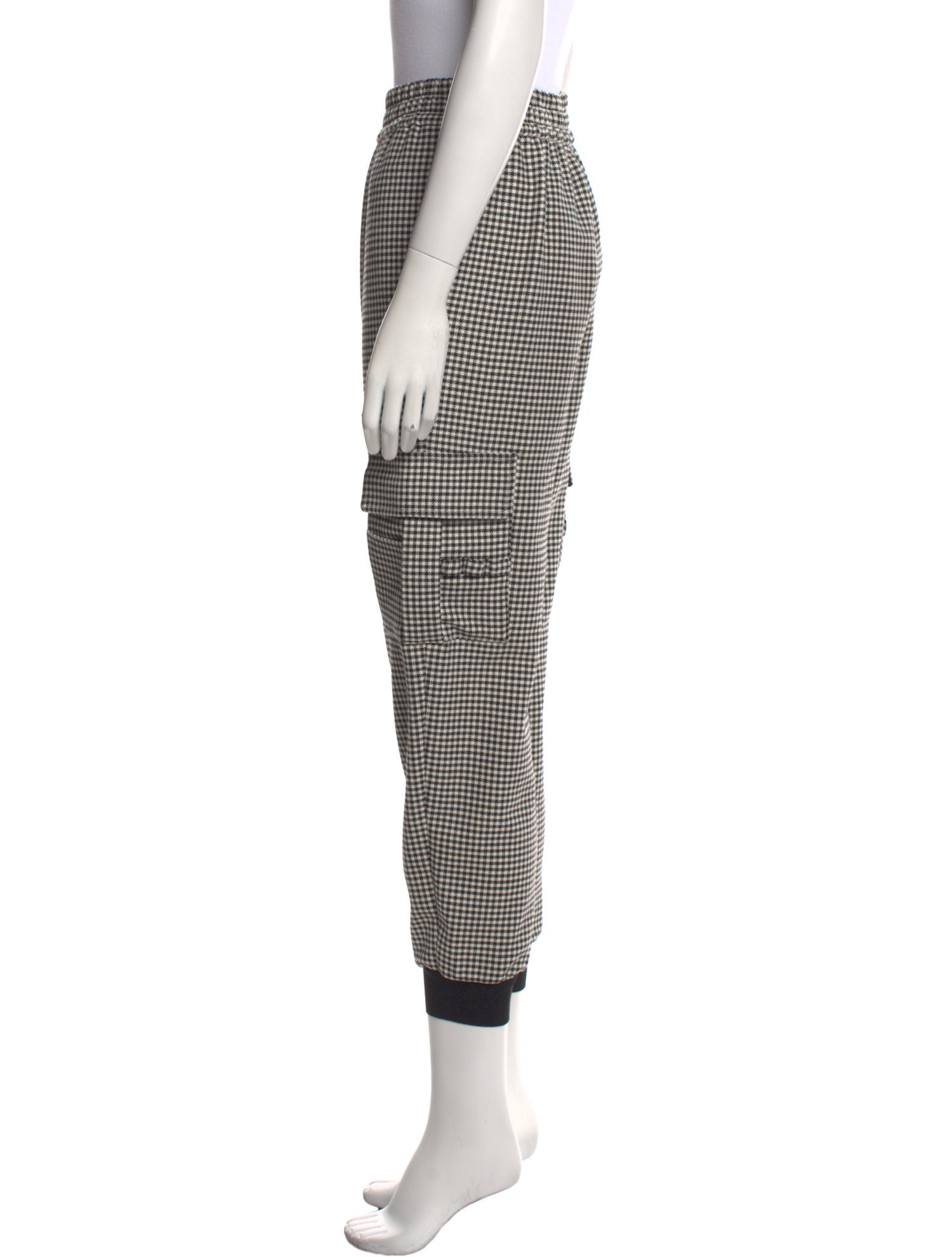 Alice + Olivia Plaid Print Skinny Leg Pants