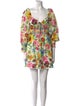 Alice + Olivia Floral Print Mini Dress