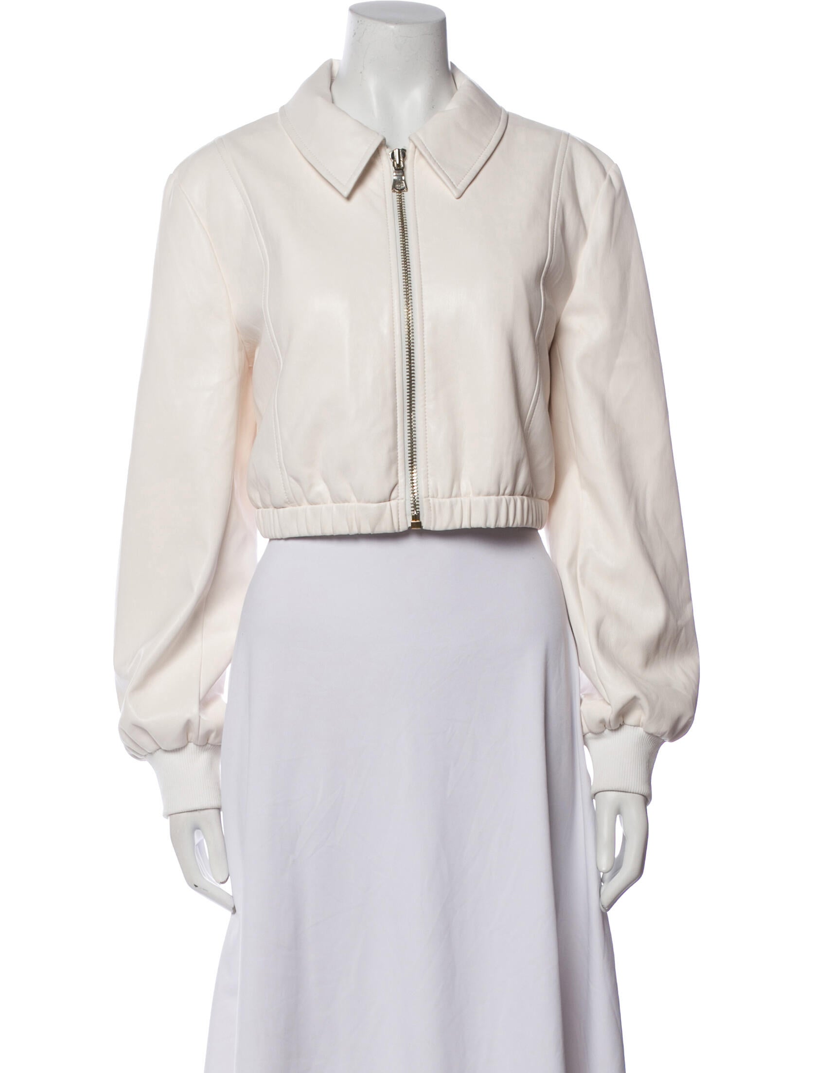 Alice + Olivia Faux Leather Bolero