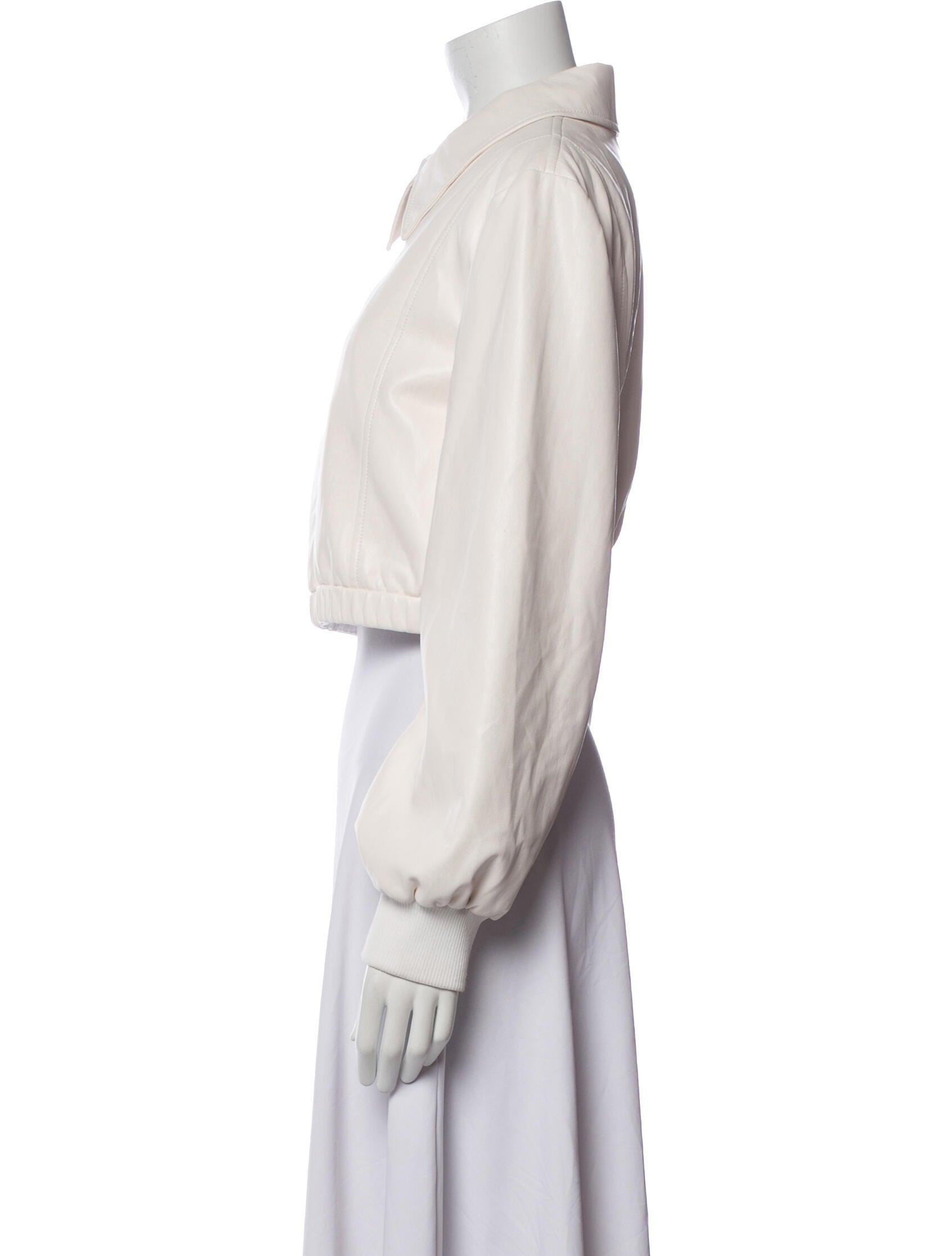 Alice + Olivia Faux Leather Bolero