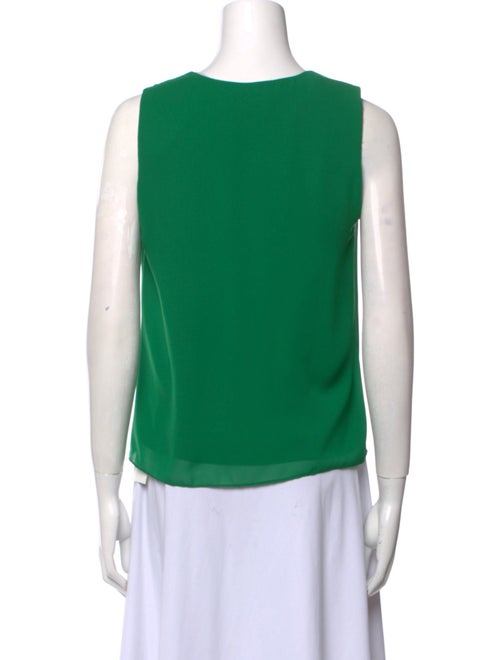 Alice + Olivia V-Neck Sleeveless Crop Top
