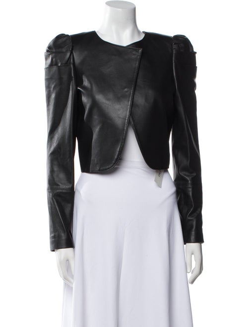 Alice + Olivia Leather Biker Jacket