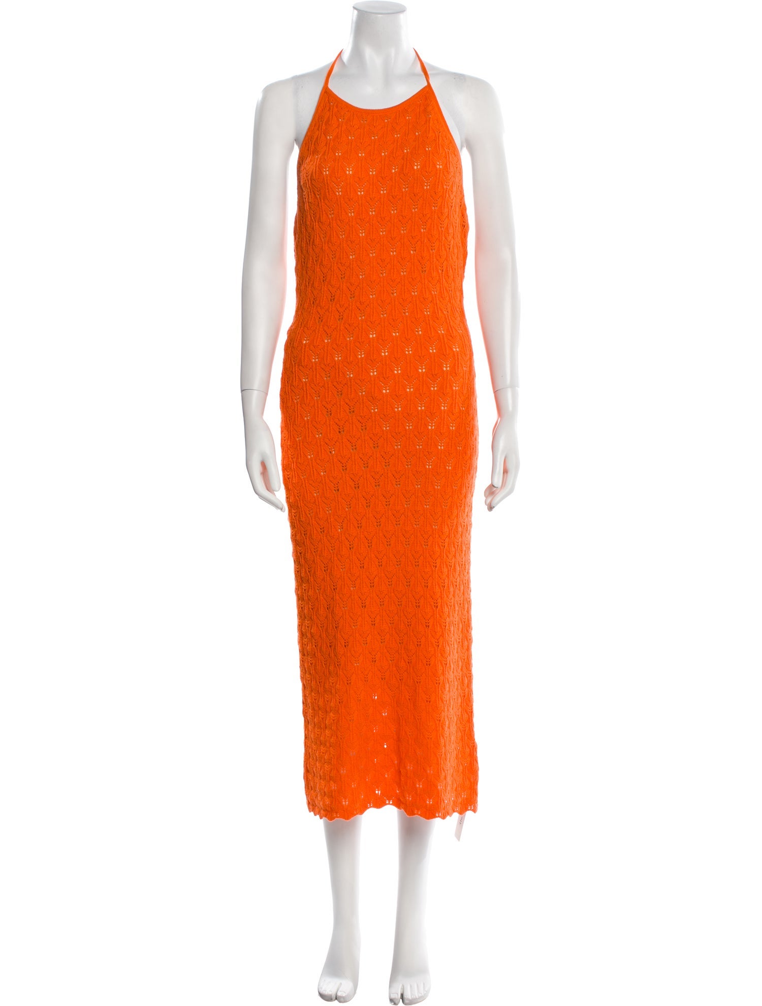 Alice + Olivia Halterneck Long Dress