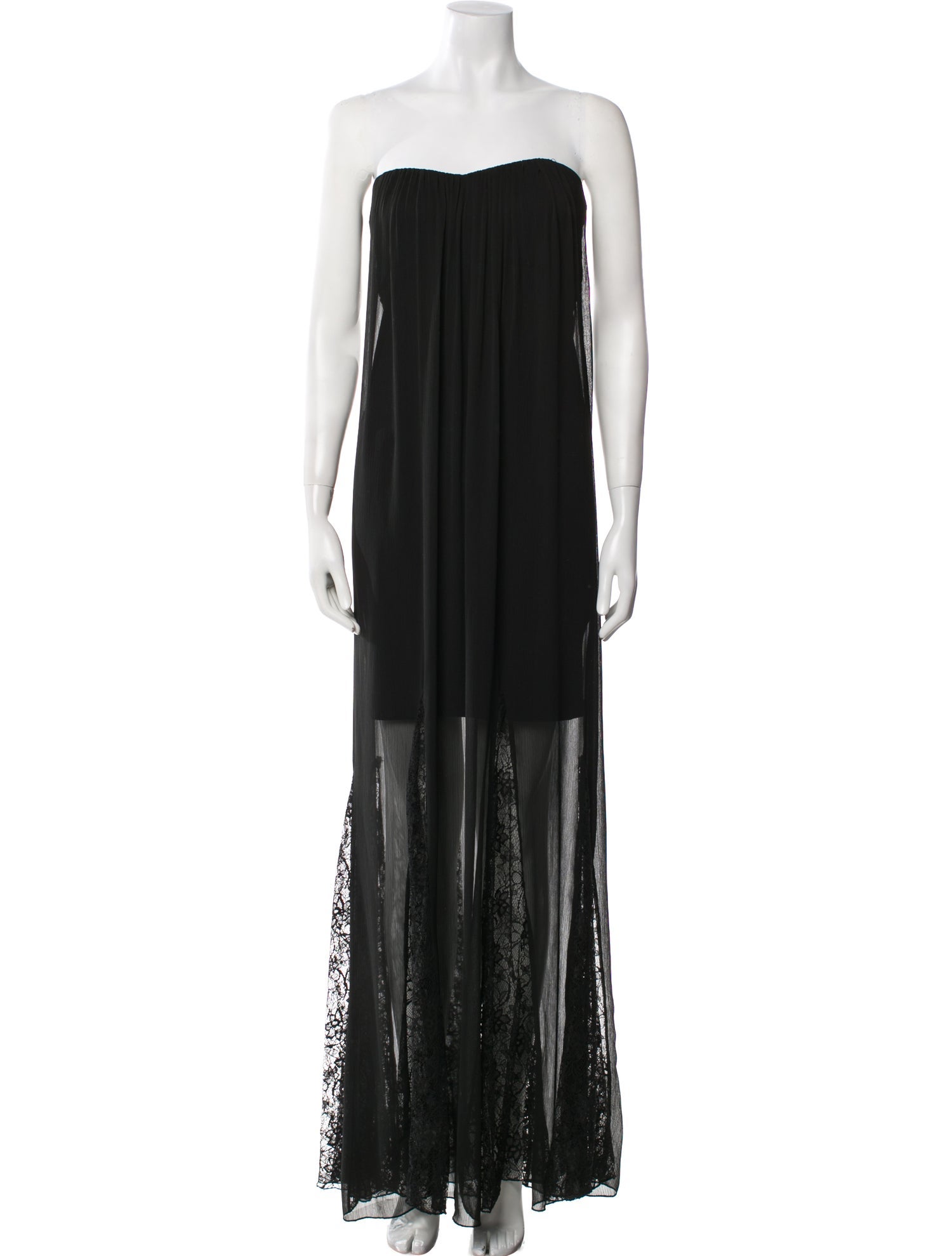 Alice + Olivia Strapless Long Dress