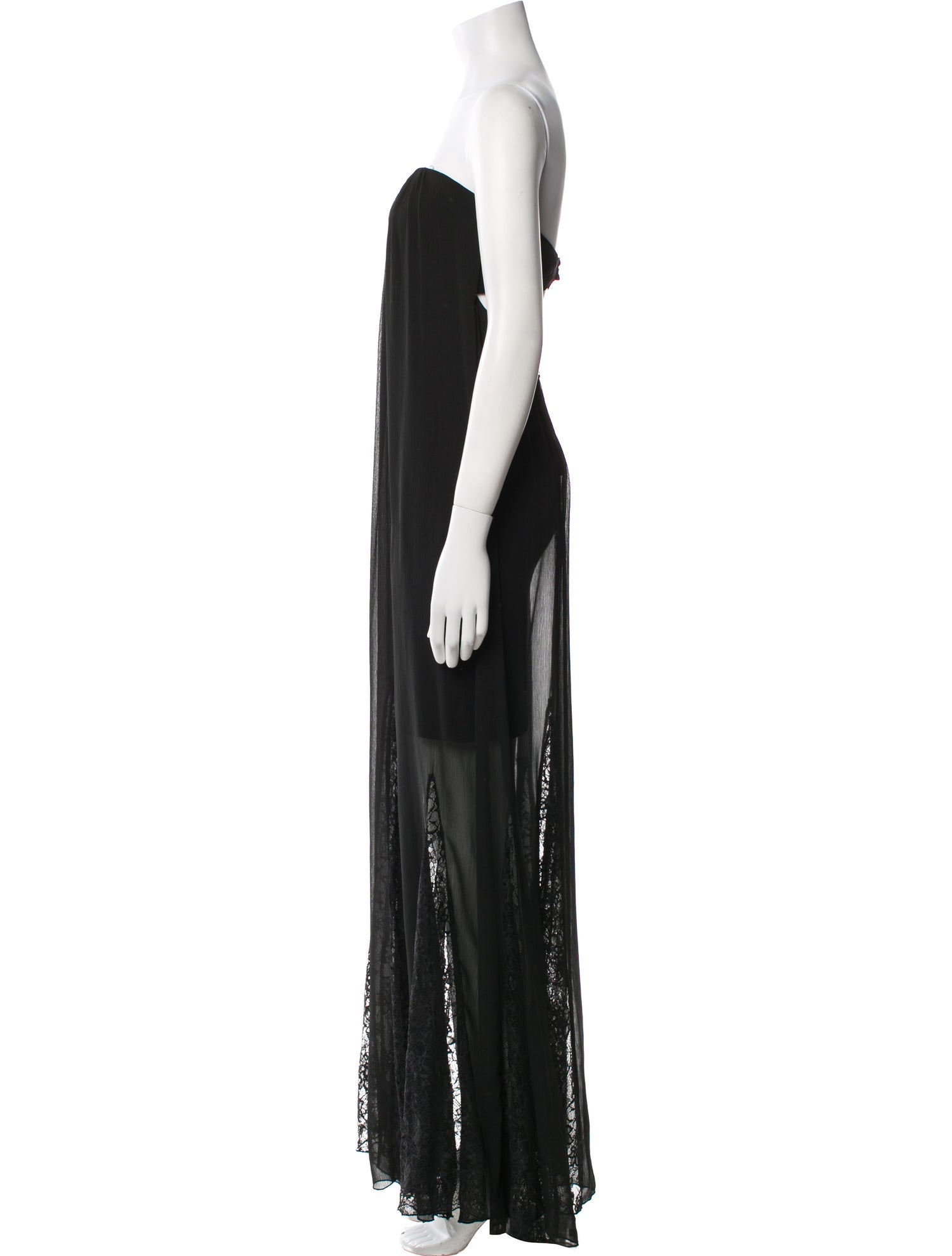 Alice + Olivia Strapless Long Dress