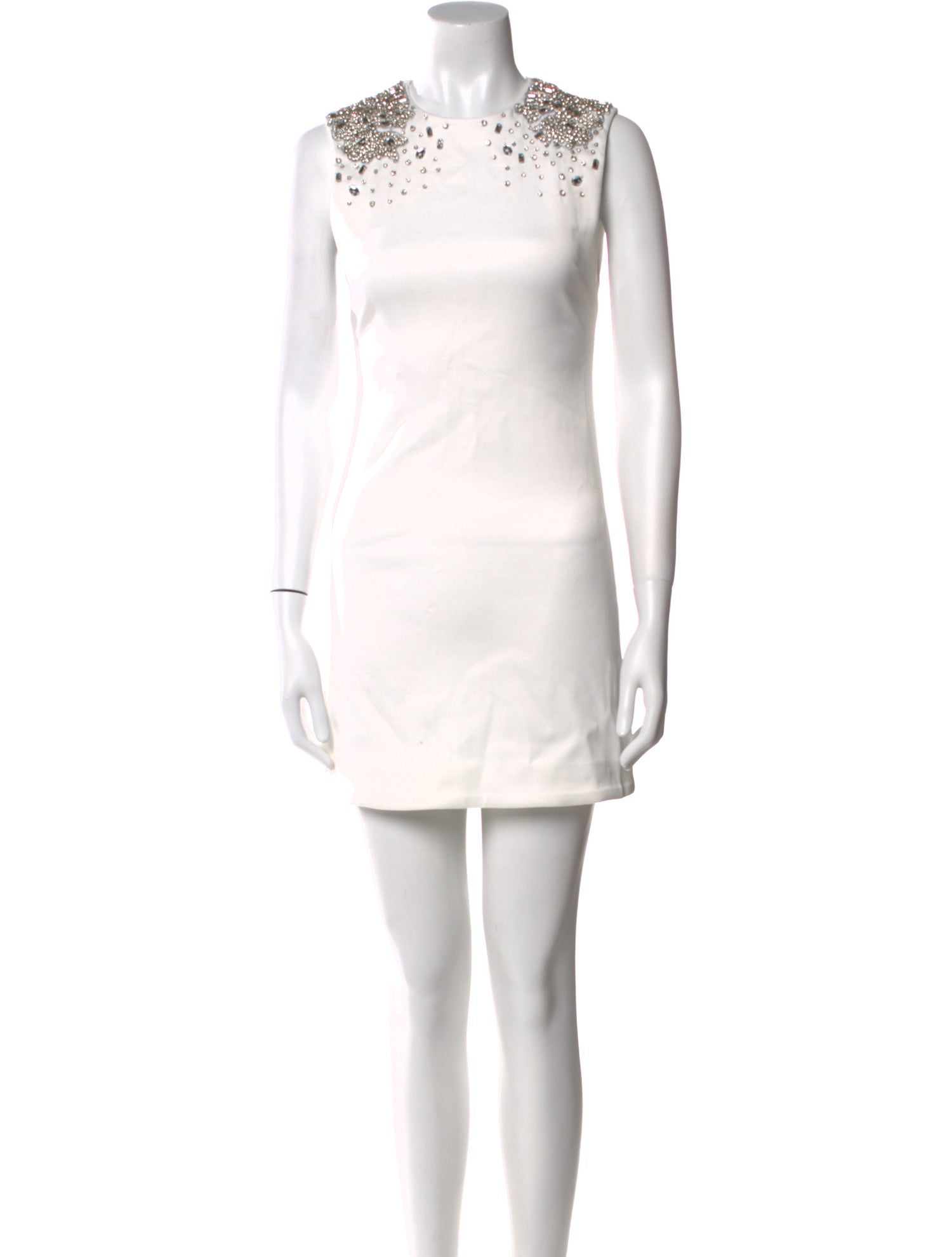 Alice + Olivia Crew Neck Mini Dress