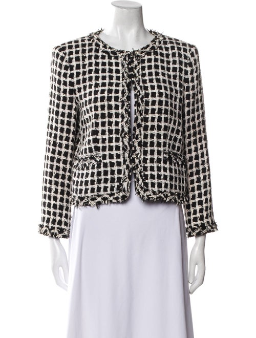 Alice + Olivia Tweed Pattern Evening Jacket